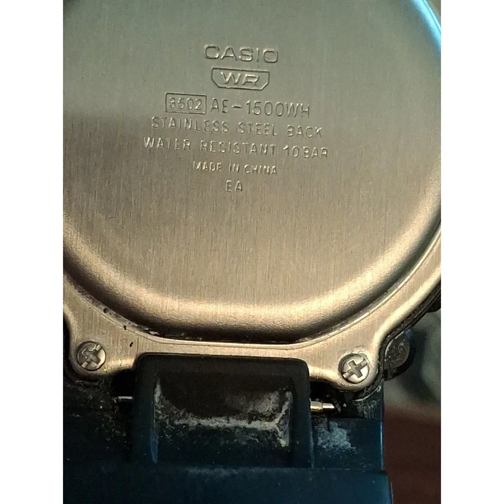 NIB Casio AE1500WH Illuminator Digital Mens Watch. LED Backlight,Stopwatch,Alarm